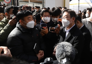 이재명 광주 아이파크 붕괴 현장 방문