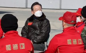 해병대 방문한 이재명