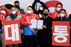 윤석열, 대전 거점유세