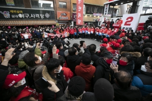 윤석열, 대전 거점유세