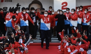 윤석열, 부산 거점유세