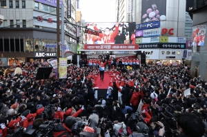 윤석열, 부산 거점유세