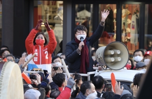 윤석열, 부산 거점유세