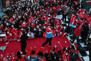 윤석열, 부산 거점유세