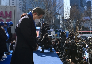 이재명 강남역 유세