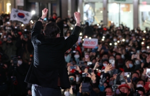 윤석열, 대구 동성로 유세