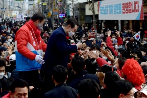 윤석열, 거제 유세