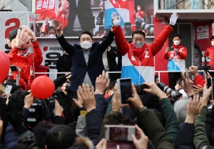 윤석열, 거제 유세