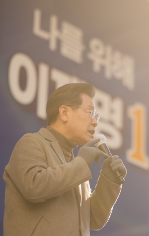 이재명 원주 유세