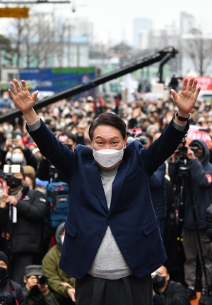 윤석열 목동 유세