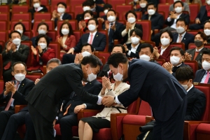 윤석열 국민의힘 선거대책본부 해단식 참석