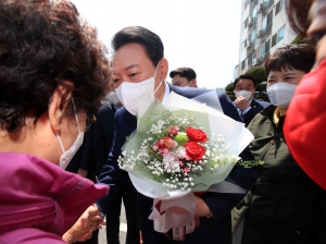 윤석열, 1기 신도시 노후아파트 점검