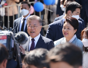 문재인 전 대통령 양산사저 입주