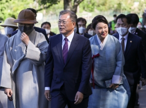 문재인 전 대통령 양산사저 입주