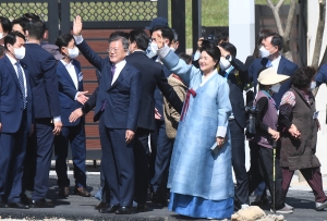 문재인 전 대통령 양산사저 입주