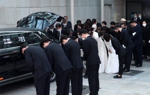 고 구자학 아워홈 회장 발인