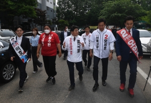 오세훈-오언석 후보 도봉구 집중 유세