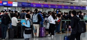 붐비는 인천국제공항