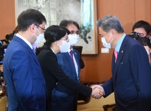 박진 외교부 장관 주한 중앙아시아 대사 차담회