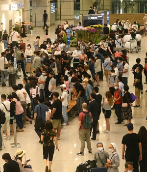 활기찾은 인천국제공항