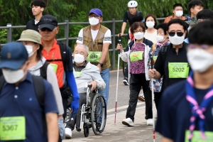 시각장애인과 함께하는 어울림 마라톤 대회