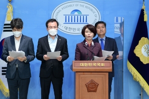민주당 정치탄압대책위 기자회견