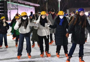 서울광장 스케이트장 개장 스케치