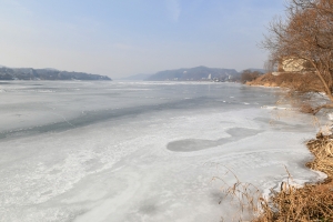 남한강 결빙