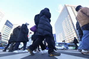 최강 한파 속 출근길