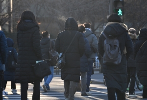 최강 한파 속 출근길