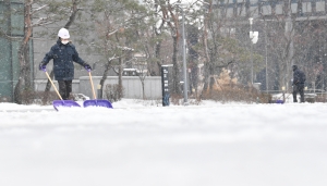 출근길 눈 스케치