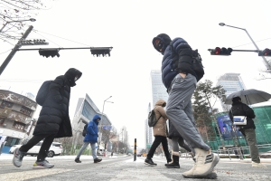 출근길 눈 스케치