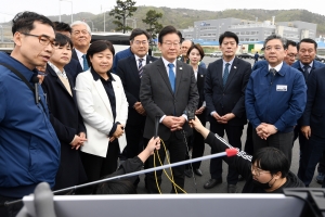 이재명 대표 현대자동차 울산공장 방문