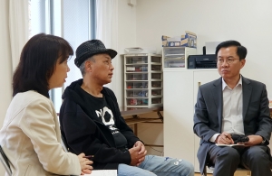 원전 노동자와 피난민 면담하는 민주당 후쿠시마 오염수 대책단