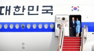 미국 국빈 방문 마친 윤석열 서울공항 귀국