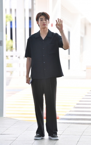 차은우 인천공항 출국