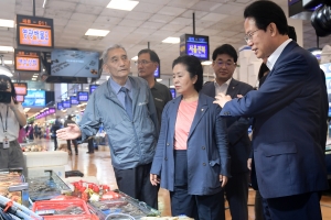 국민의힘 노량진수산시장 방문