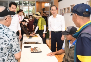 도봉구청 무더위쉼터 방문한 한덕수 총리