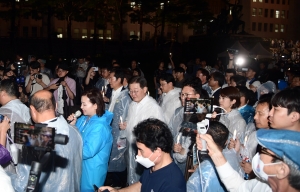 후쿠시마 원전 오염수 해양투기 철회 촉구 촛불집회