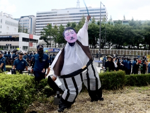 더불어민주당 후쿠시마 원전오염수 투기 중단 규탄대회
