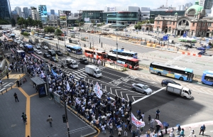 더불어민주당 후쿠시마 원전오염수 투기 중단 규탄대회