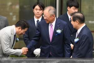 한국경제인협회 출범 표지석 제막식