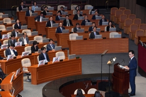 민주당 교섭단체 대표연설