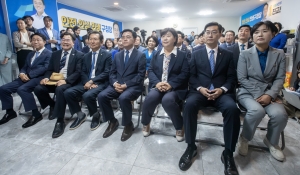강서구청장 보궐선거 개표 진교훈 캠프
