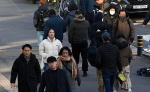 아침 강추위 스케치