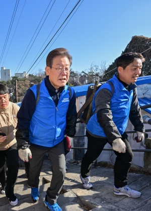 이재명, 연탄 나눔 봉사활동