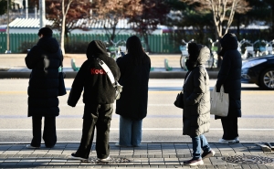 영하권 출근길 스케치