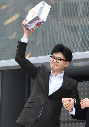 한동훈, 김포-서울 통합 염원 시민대회 참석