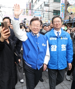 양천구갑 황희 후보 지원사격 나선 이재명