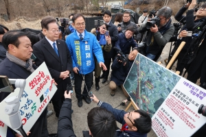 양평고속도로 현장 찾은 이재명